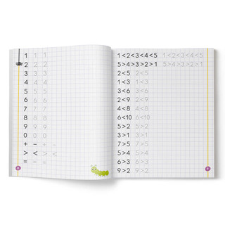 Прописи в клеточку 'Цифры и примеры' 5+ 2