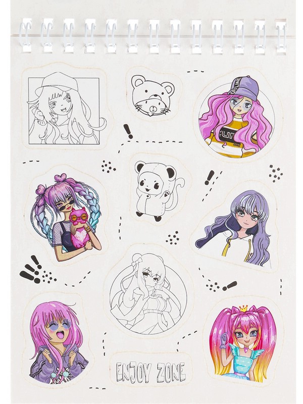Альбом для создания стикеров ANIME - купить наклейки по низким ценам с ...