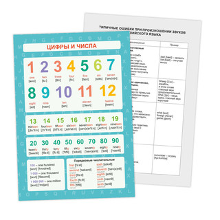 Дидактическое пособие Английский язык, Правила чтения 5