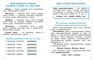 Русский язык, все виды разбора для начальной школы. С наклейками-шпаргалками 3