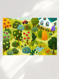 На нашей ферме. Многоразовые наклейки 4