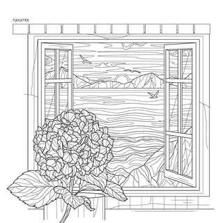 Раскраска-антистресс Love Travel для влюбленных в путешествия (горный пейзаж) 7