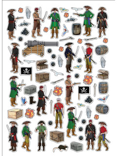 Моя книга пиратов (более 500 наклеек) 4