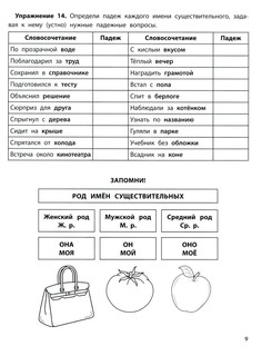 Падежный тренажер. К школе готов! 7