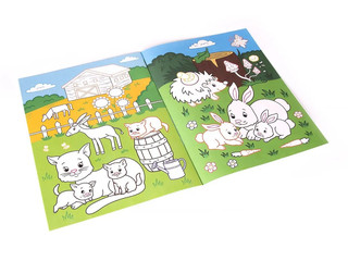 Первые зверушки. Книжка-раскраска 3