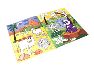 Первый зоопарк. Книжка-раскраска 3