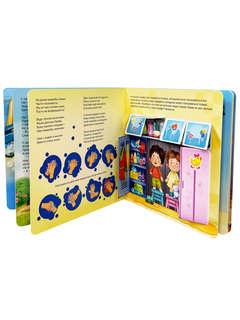 Занимательная гигиена, ЗОЖ для малышей, Виммельбух с окошками 3