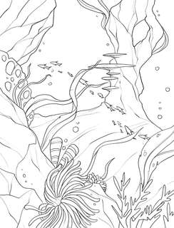 Сказка из подводного царства. Раскрашиваем приключения русалочки с Кармой Виртанен 7