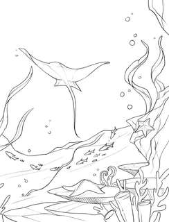 Сказка из подводного царства. Раскрашиваем приключения русалочки с Кармой Виртанен 8