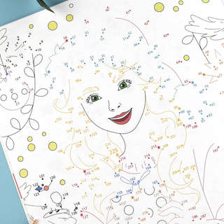 Книжка-раскраска Соедини по точкам 'Новый год' 4