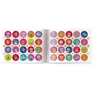 IQ игры с наклейками 'Роботы-помощники' 4-7 лет 4