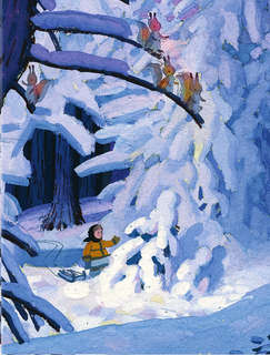 Двенадцать месяцев. Рисунки А. Сазонова 10