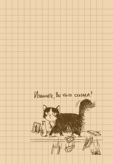 Блокнот 'Культурный кот' (белье догладь) 6