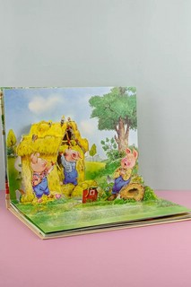 Три поросенка, книга-панорамка. Рисунки Т. Вульфа 7