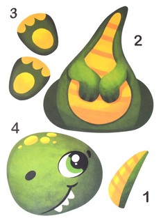 Большие аппликации для малышей: Для мальчиков 2