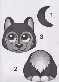 Большие aппликации для малышей 'Животные' 4