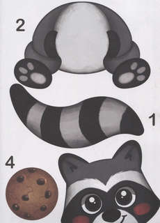 Большие aппликации для малышей 'Животные' 6