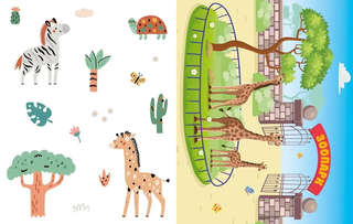 Объёмные игрушки из бумаги: Зоопарк 3