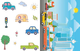 Объёмные игрушки из бумаги: Машины 3