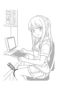 Аниме-персонажи: рисуй и раскрашивай. Блокнот для творчества 9