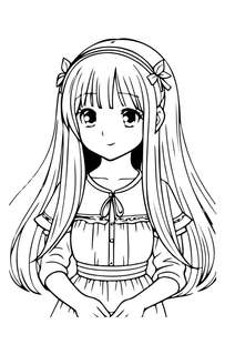 Аниме-персонажи: рисуй и раскрашивай. Блокнот для творчества 7