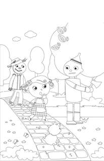 Волшебник страны Оз. Раскраска на поиск предметов 11