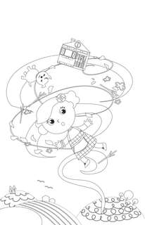 Волшебник страны Оз. Раскраска на поиск предметов 7