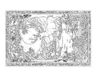 Советские ковры. Раскраска из 90-х 3