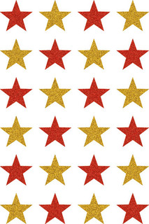 Наклейки 'Новый год. Золото и медь звезд' 