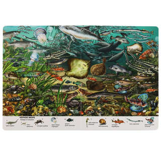 Виммельбух Подводный мир, Найди и покажи 4