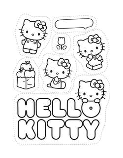 Hello Kitty: стикербук 10
