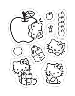 Hello Kitty: стикербук 6