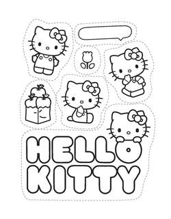 Hello Kitty: стикербук 8