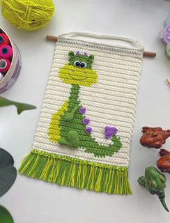 Вязанные панно и игрушки крючком 15