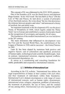 Basics of International Law / Основы международного права 9