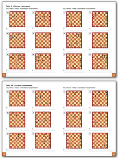 Шахматная школа, Второй год обучения, Сборник заданий 4