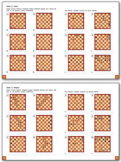 Шахматная школа, Первый год обучения, Сборник заданий 3