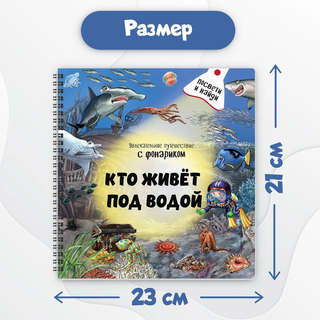 Кто живёт подж водой? Виммельбух с фонариком 4