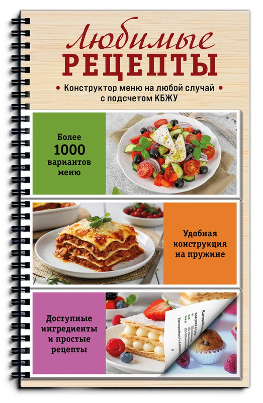 Любимые рецепты, Конструктор меню на любой случай