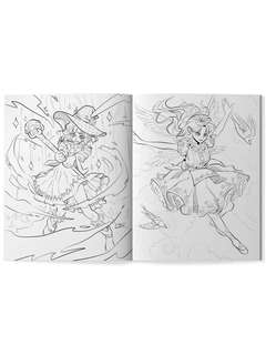 Исследователи миров: Аниме раскраска 7