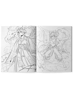 Исследователи миров: Аниме раскраска 8