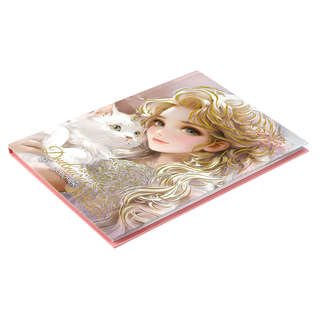 Дневничок для девочек 'Блондинка с котом' 2