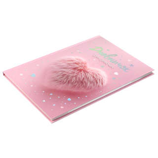 Дневничок для девочек 'Меховое сердечко' 2