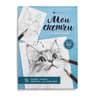 Мои скетчи: книжка-раскраска (животные)