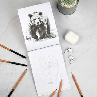 Мои скетчи: книжка-раскраска (животные) 4