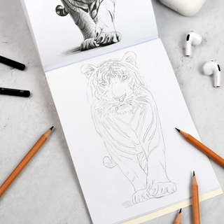 Мои скетчи: книжка-раскраска (животные) 6