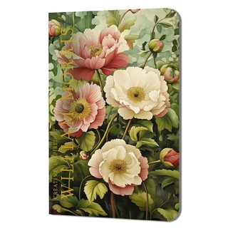 Блокнот 'Creative. Inspired by William Morris' (пионы на зеле...