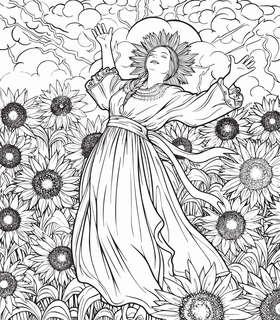 Раскраска-антистресс: Магическая Русь, Предания и мифы 20