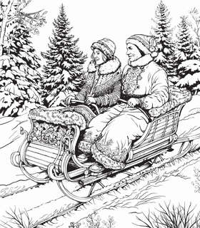 Раскраска-антистресс: Русские сезоны, Традиции и праздники 12