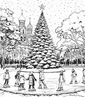 Раскраска-антистресс: Русские сезоны, Традиции и праздники 14